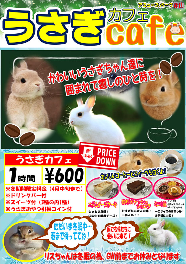 動物カフェ アミューズパーク郡山